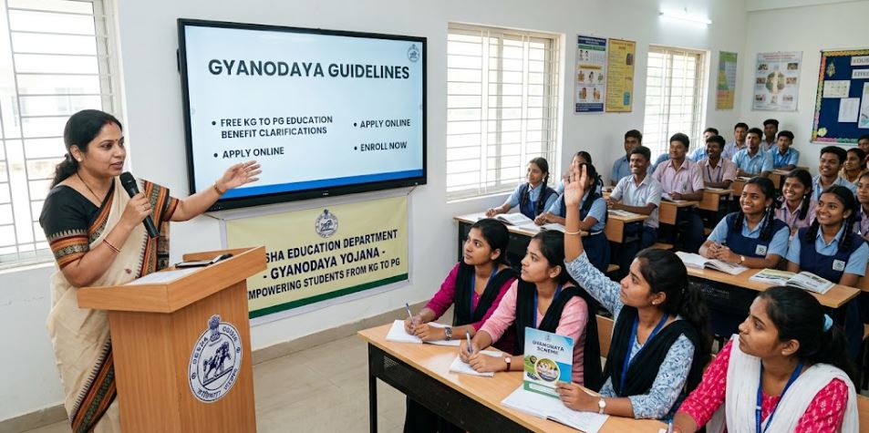 Odisha Issues Gyanodaya Guidelines, Clarifies Free KG-to-PG Education Benefits